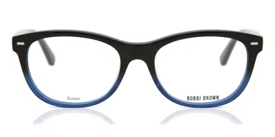 Bobbi Brown The Gabby Bsv Men's Glasses Blue Size 51 - Free Lenses - Blue Light Block Available In Havana Grey Transparent Blue