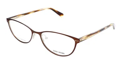 Bobbi Brown The Meryl 4in Men's Glasses Brown Size 53 - Free Lenses - Blue Light Block Available In Matte Brown