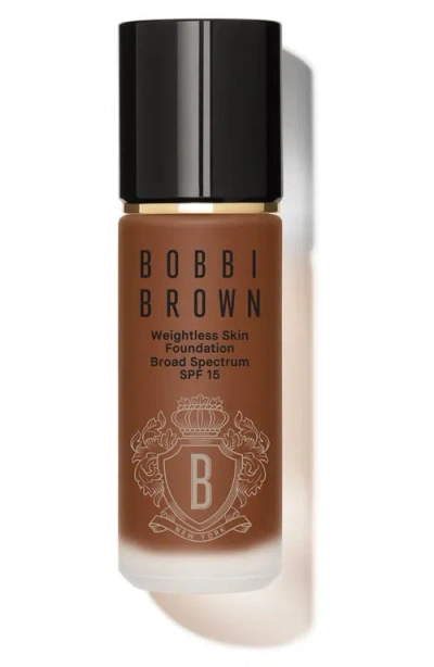 Bobbi Brown Weightless Skin Oil-controlling Foundation Spf 15 With Hyaluronic Acid Cool Walnut 1 oz / 30 ml