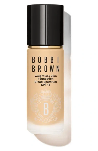 Bobbi Brown Weightless Skin Oil-controlling Foundation Spf 15 With Hyaluronic Acid Neutral Warm Ivory 1 oz / 30