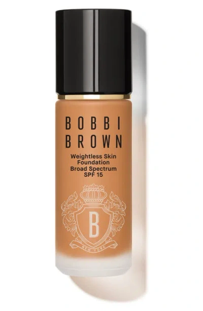 Bobbi Brown Weightless Skin Oil-controlling Foundation Spf 15 With Hyaluronic Acid Warm Golden 1 oz / 30 ml