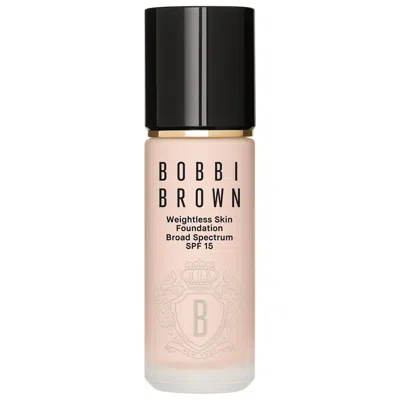 BOBBI BROWN WEIGHTLESS SKIN OIL-CONTROLLING FOUNDATION SPF 15 WITH HYALURONIC ACID ALABASTER 1 OZ / 30 ML