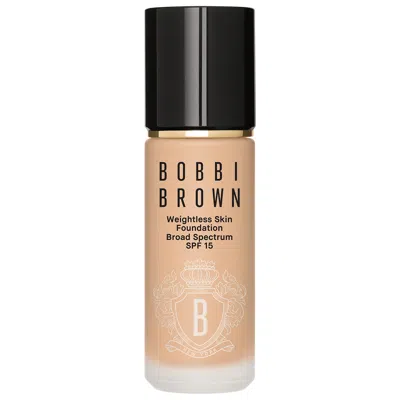 BOBBI BROWN WEIGHTLESS SKIN OIL-CONTROLLING FOUNDATION SPF 15 WITH HYALURONIC ACID BEIGE 1 OZ / 30 ML