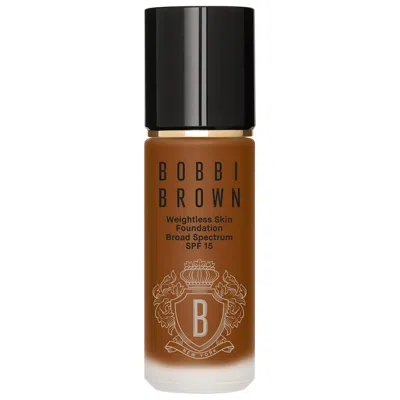 BOBBI BROWN WEIGHTLESS SKIN OIL-CONTROLLING FOUNDATION SPF 15 WITH HYALURONIC ACID CHESTNUT 1 OZ / 30 ML
