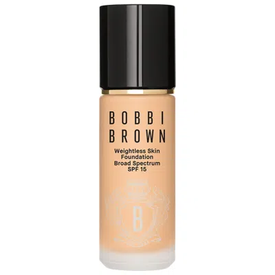 BOBBI BROWN WEIGHTLESS SKIN OIL-CONTROLLING FOUNDATION SPF 15 WITH HYALURONIC ACID GOLDEN BEIGE 1 OZ / 30 ML