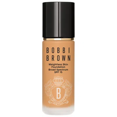 BOBBI BROWN WEIGHTLESS SKIN OIL-CONTROLLING FOUNDATION SPF 15 WITH HYALURONIC ACID HONEY 1 OZ / 30 ML