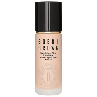 BOBBI BROWN WEIGHTLESS SKIN OIL-CONTROLLING FOUNDATION SPF 15 WITH HYALURONIC ACID IVORY 1 OZ / 30 ML