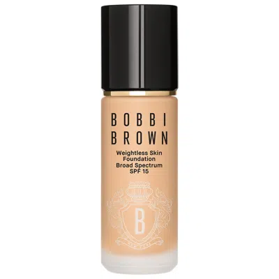 BOBBI BROWN WEIGHTLESS SKIN OIL-CONTROLLING FOUNDATION SPF 15 WITH HYALURONIC ACID NATURAL 1 OZ / 30 ML