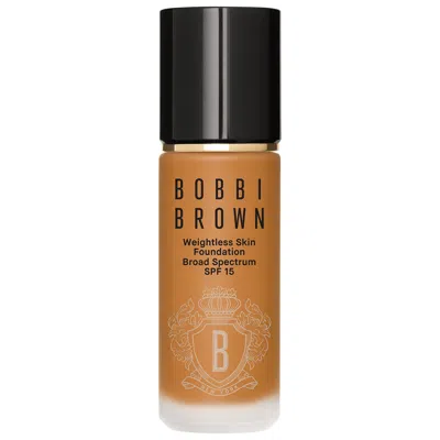BOBBI BROWN WEIGHTLESS SKIN OIL-CONTROLLING FOUNDATION SPF 15 WITH HYALURONIC ACID NEUTRAL GOLDEN 1 OZ / 30 ML