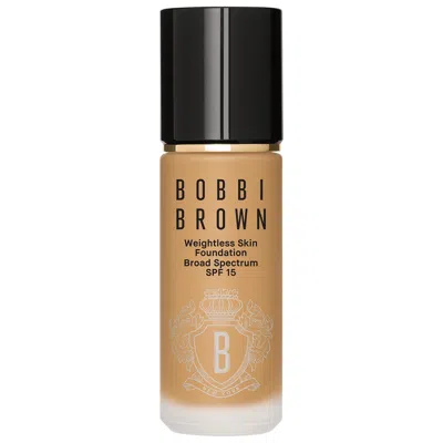 BOBBI BROWN WEIGHTLESS SKIN OIL-CONTROLLING FOUNDATION SPF 15 WITH HYALURONIC ACID NEUTRAL HONEY 1 OZ / 30 ML