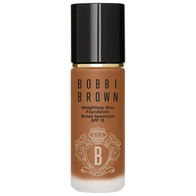 BOBBI BROWN WEIGHTLESS SKIN OIL-CONTROLLING FOUNDATION SPF 15 WITH HYALURONIC ACID NEUTRAL WALNUT 1 OZ / 30 ML