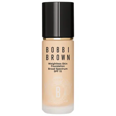 BOBBI BROWN WEIGHTLESS SKIN OIL-CONTROLLING FOUNDATION SPF 15 WITH HYALURONIC ACID WARM IVORY 1 OZ / 30 ML