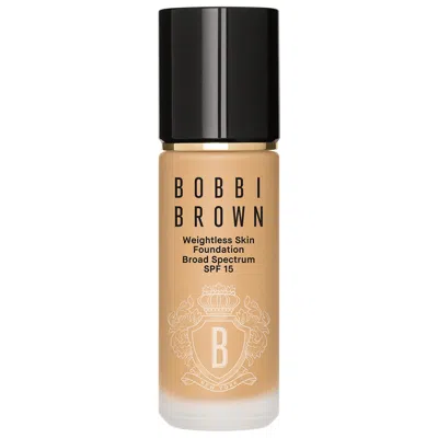 BOBBI BROWN WEIGHTLESS SKIN OIL-CONTROLLING FOUNDATION SPF 15 WITH HYALURONIC ACID WARM NATURAL 1 OZ / 30 ML