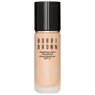 BOBBI BROWN WEIGHTLESS SKIN OIL-CONTROLLING FOUNDATION SPF 15 WITH HYALURONIC ACID WARM PORCELAIN 1 OZ / 30 ML