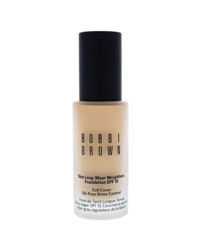 Bobbi Brown Women's 1oz 032 Sand Skin Long-wear Weightless Foundation Spf 15 In Transparent