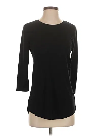 Pre-owned Bobbie Brooks 3/4 Sleeve T-shirt In Black