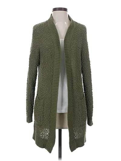Pre-owned Bobbie Brooks Cardigan Sweater In Green