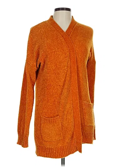 Pre-owned Bobbie Brooks Cardigan Sweater In Orange
