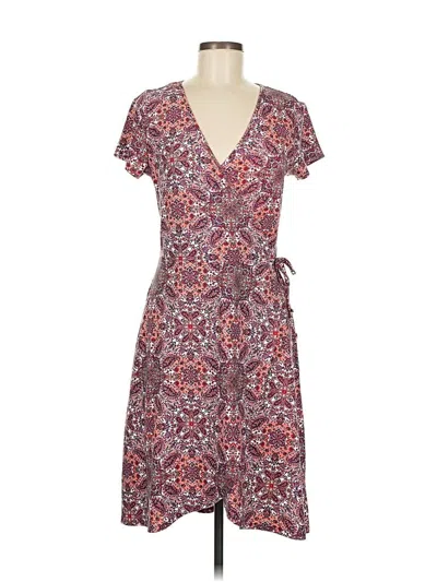 Pre-owned Bobbie Brooks Casual Dress In Burgundy