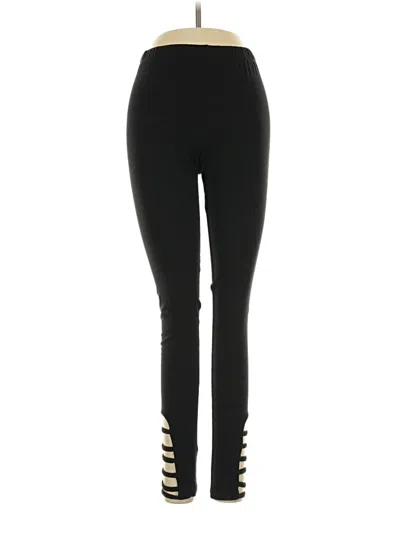 Pre-owned Bobbie Brooks Leggings In Black