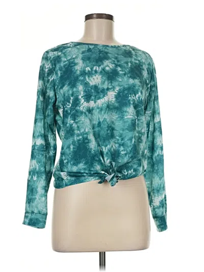 Pre-owned Bobbie Brooks Long Sleeve T-shirt In Teal