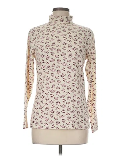 Pre-owned Bobbie Brooks Long Sleeve Turtleneck In Ivory