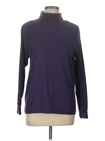 Pre-owned Bobbie Brooks Long Sleeve Turtleneck In Purple