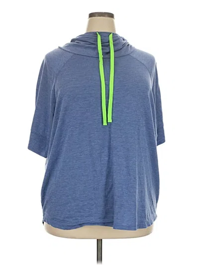 Pre-owned Bobbie Brooks Poncho In Blue