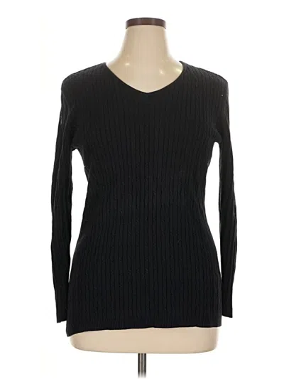 Pre-owned Bobbie Brooks Pullover Sweater In Black