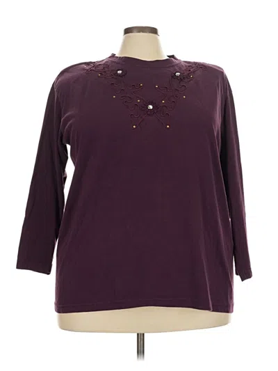 Pre-owned Bobbie Brooks Pullover Sweater In Burgundy
