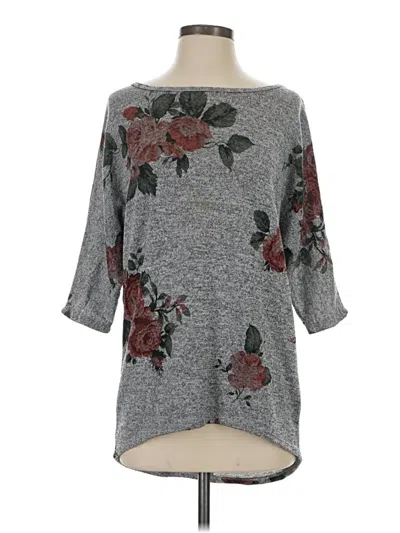 Pre-owned Bobbie Brooks Pullover Sweater In Gray