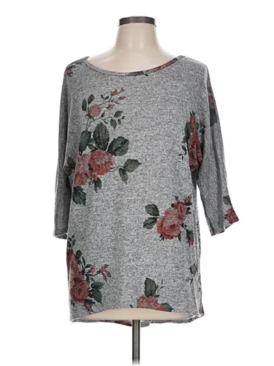 Pre-owned Bobbie Brooks Pullover Sweater In Gray