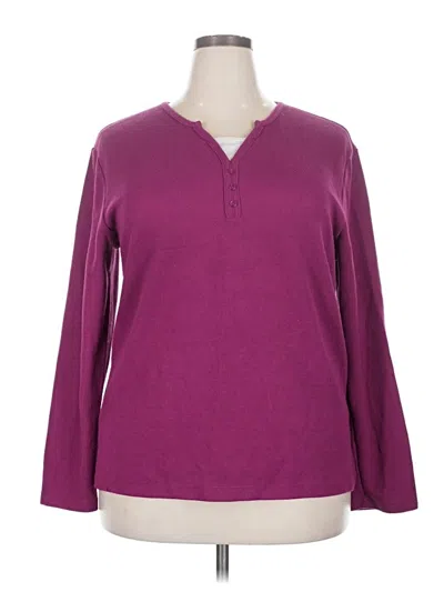 Pre-owned Bobbie Brooks Pullover Sweater In Purple