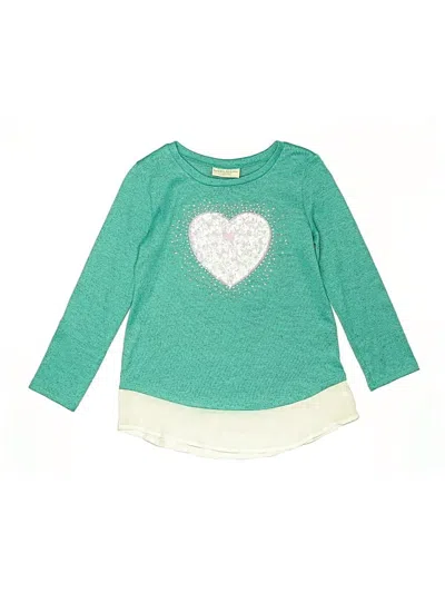 Pre-owned Bobbie Brooks Kids' Pullover Sweater In Teal