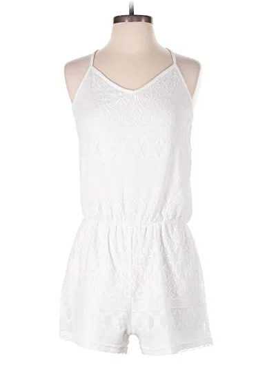 Pre-owned Bobbie Brooks Romper In White