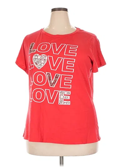 Pre-owned Bobbie Brooks Short Sleeve T-shirt In Red