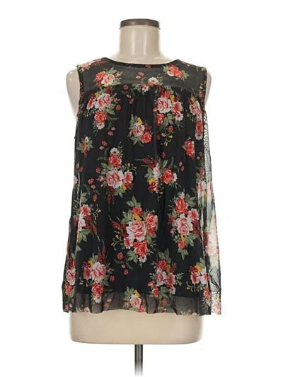 Pre-owned Bobbie Brooks Sleeveless Blouse In Black