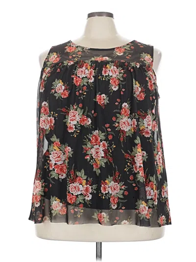 Pre-owned Bobbie Brooks Sleeveless Blouse In Black