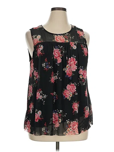 Pre-owned Bobbie Brooks Sleeveless Blouse In Black