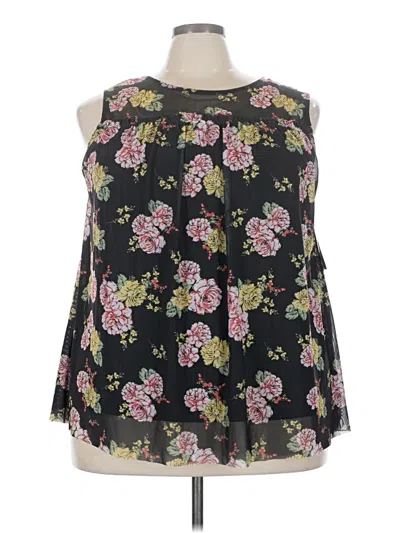 Bobbie Brooks Sleeveless Blouse In Black