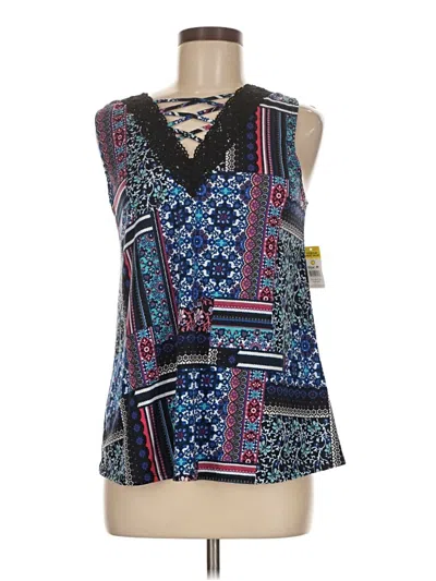 Pre-owned Bobbie Brooks Sleeveless Blouse In Blue