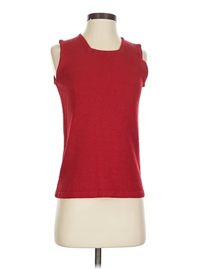 Pre-owned Bobbie Brooks Sleeveless T-shirt In Red