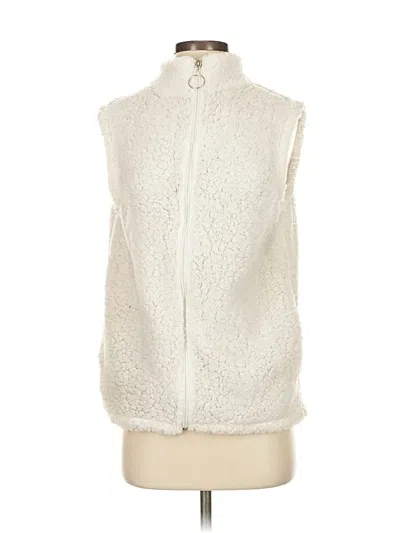 Pre-owned Bobbie Brooks Sweater Vest In White
