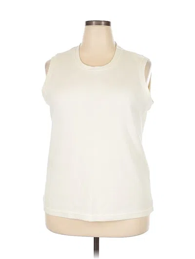 Pre-owned Bobbie Brooks Sweater Vest In White