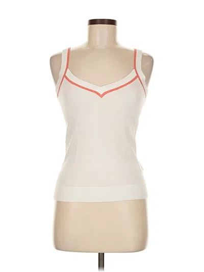 Pre-owned Bobbie Brooks Sweater Vest In White