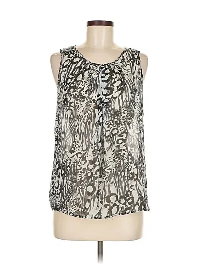 Pre-owned Bobbie Brooks Tank Top Silver Halter Neckline Tops