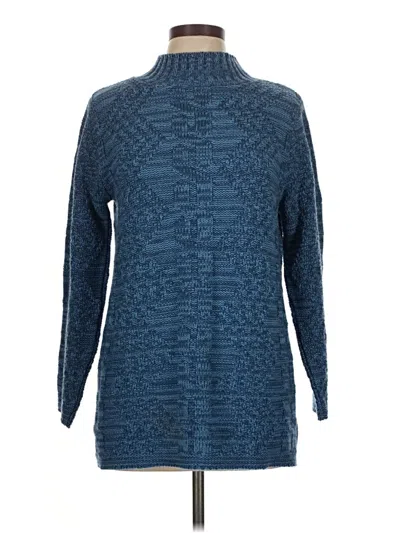 Pre-owned Bobbie Brooks Turtleneck Sweater In Blue