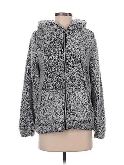 Pre-owned Bobbie Brooks Zip Up Hoodie In Gray