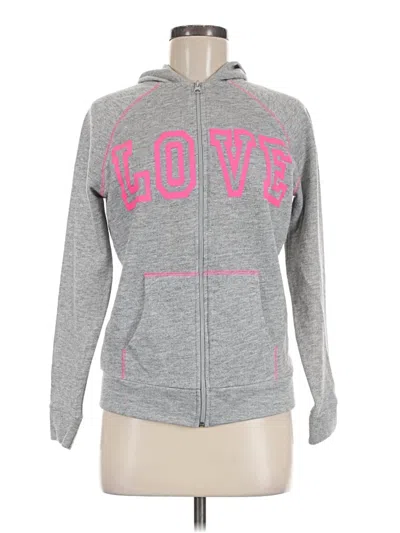 Pre-owned Bobbie Brooks Zip Up Hoodie In Gray