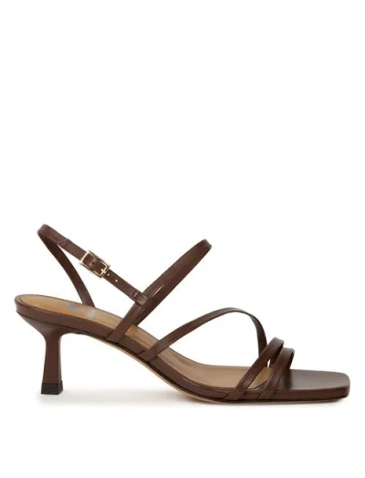 Bobbies Alix Heeled Sandals In Animal Print
